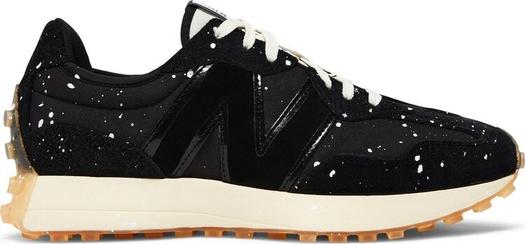 Кроссовки New Balance Joshua Vides x 327 'Black Splatter', черный