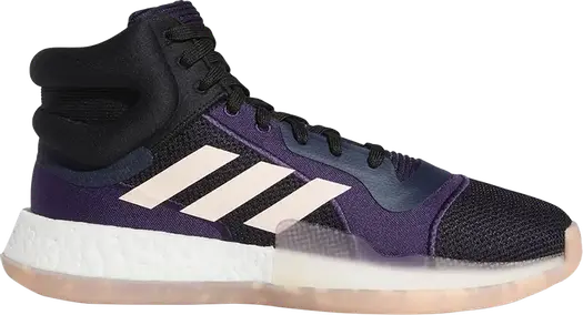 Кроссовки Adidas Marquee Boost 'Black Purple', фиолетовый