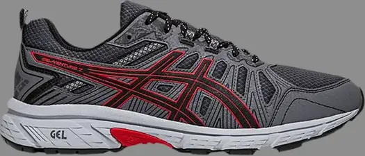 Кроссовки gel venture 7 'black classic red' Asics, черный