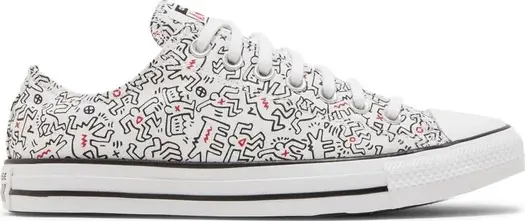 Кроссовки Converse Keith Haring x Chuck Taylor All Star Low Dancing Figures Allover Print, белый
