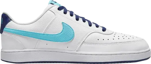 Кроссовки Nike Court Vision Low 'White Turquoise Blue', белый