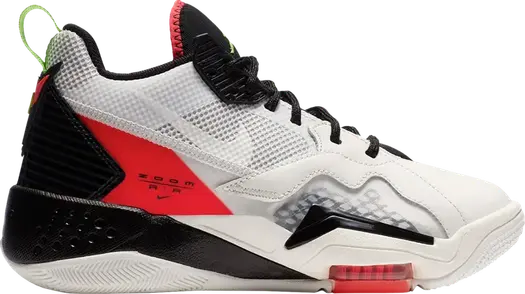 Кроссовки Jordan Zoom 92 GS White Flash Crimson, белый
