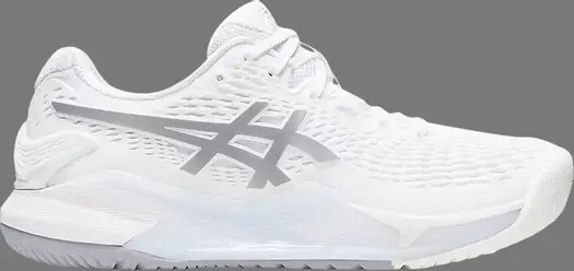 Кроссовки wmns gel resolution 9 'white pure silver' Asics, белый
