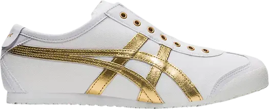Кроссовки Mexico 66 Slip-On White Pure Gold, белый