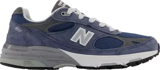 Кроссовки New Balance Wmns 993 Made In USA Wide 'Arctic Grey', фиолетовый