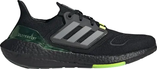 Кроссовки Adidas UltraBoost 22 'Black Beam Green', черный
