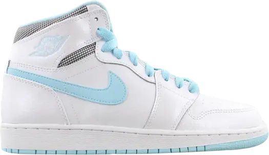 Кроссовки Air Jordan 1 Retro High GG White Still Blue, синий