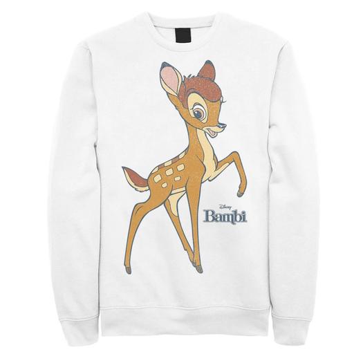 Мужской свитшот с логотипом Disney Bambi Simple Portrait Licensed Character