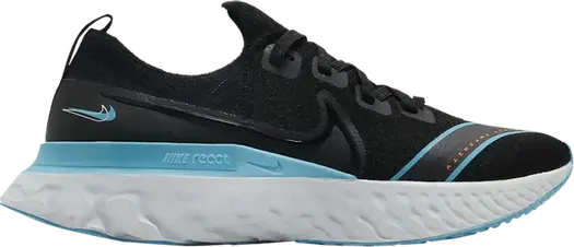 Кроссовки Nike React Infinity Run Flyknit 'Fast City', черный