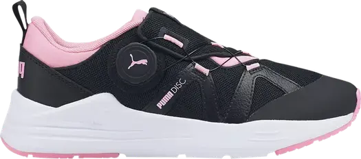 Кроссовки Puma Wired Run Disc Jr Black Prism Pink, черный