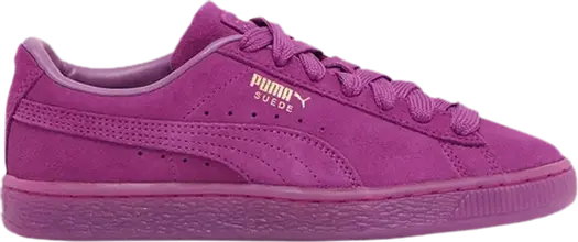 Кроссовки Puma Suede Classic Jr Mono Gold - Byzantium, фиолетовый