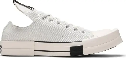 Кроссовки Converse Rick Owens x TURBODRK Chuck 70 Low Lily White, белый