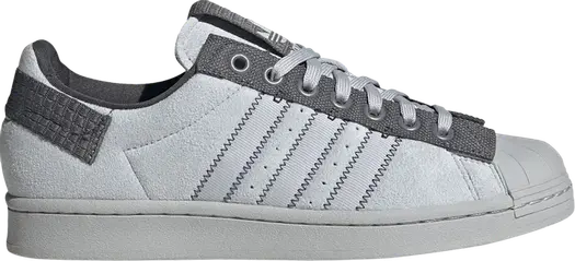 Кроссовки Adidas Parley x Superstar 'Light Solid Grey', серый