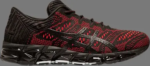 Кроссовки gel quantum 360 5 jacquard 'black classic red' Asics, красный