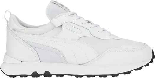 Кроссовки Puma Rider FV Leather White Black, белый