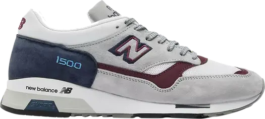Кроссовки New Balance 1500 Made in England 'Grey Burgundy', серый