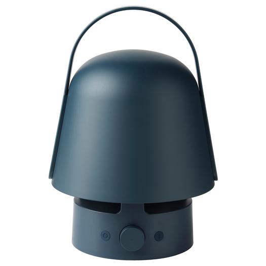 Лампа с динамиком Bluetooth Ikea Vappeby, синий