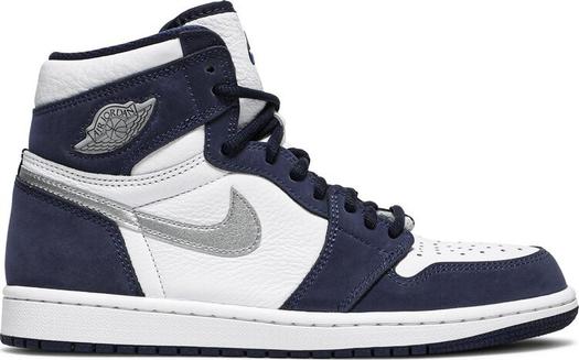 Кроссовки Air Jordan 1 Retro High co.JP Midnight Navy Suitcase Special Box, синий