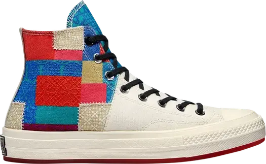 Кроссовки Converse Chuck 70 High Chinese New Year - Patchwork, кремовый