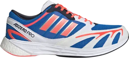 Кроссовки Adidas Adizero Pro V1 DNA 'Blue Rush Turbo', синий