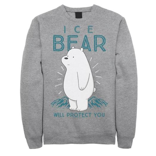 Мужской свитшот Cartoon Network We Bare Bears Ice Bear Will Protect You Licensed Character