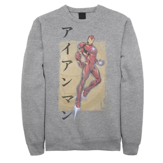 Мужской свитшот с кандзи Marvel Avengers Assemble Iron Man Licensed Character