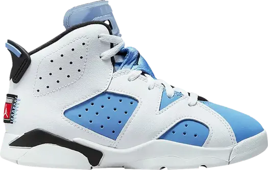 Кроссовки Air Jordan 6 Retro PS UNC Home, синий