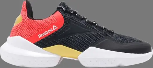 Кроссовки split fuel 'yellow' Reebok, черный