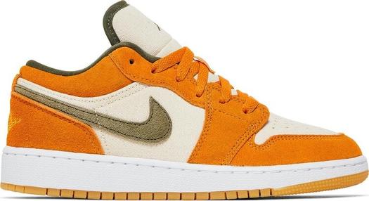 Кроссовки Air Jordan 1 Low SE GS Ceramic, оранжевый