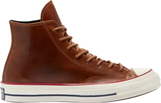 Кроссовки Converse Chuck 70 High Color Leather - Clove Brown, коричневый