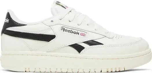Кроссовки wmns club c double 'chalk black' Reebok, белый