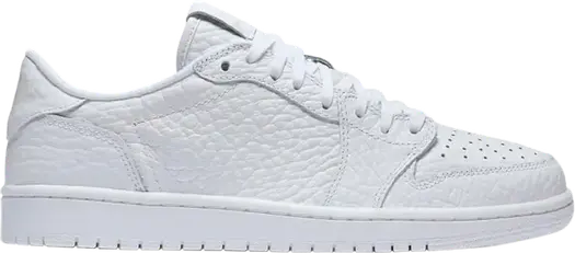 Кроссовки Air Jordan 1 Swooshless Triple White, белый