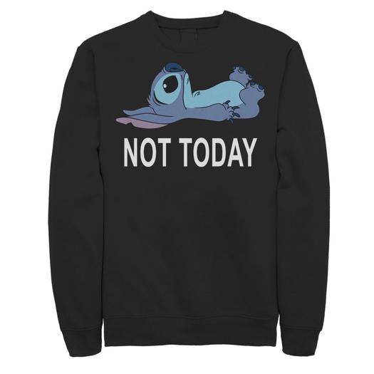 Мужской свитшот Disney Lilo & Stitch Not Today Stitch