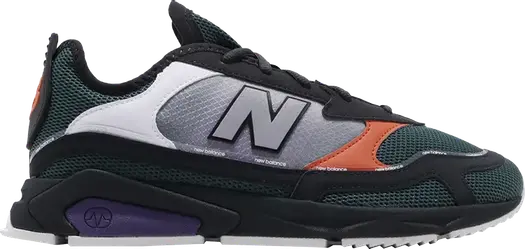 Кроссовки New Balance X-Racer 'Black Green', черный