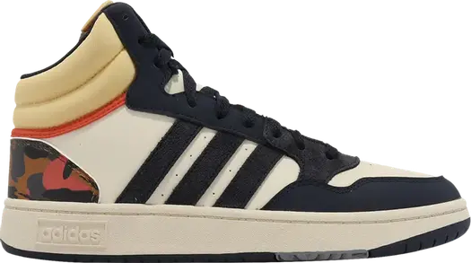 Кроссовки Adidas Hoops 3.0 Mid, кремовый