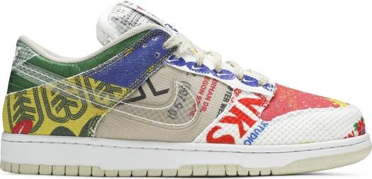 Кроссовки Nike Dunk Low 'City Market', многоцветный
