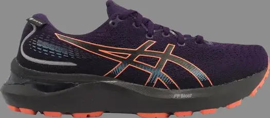 Кроссовки wmns gel cumulus 24 gore-tex 'night shade nova orange' Asics, фиолетовый