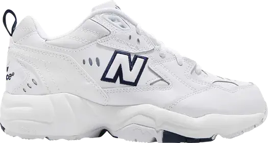 Женские кроссовки New Balance 608 Wide белые с синим