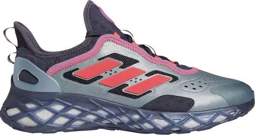Кроссовки Adidas Web Boost 'Magic Grey Impact Orange', серый