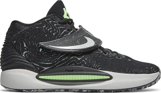 Кроссовки Nike KD 14 'Black Lime Glow', черный
