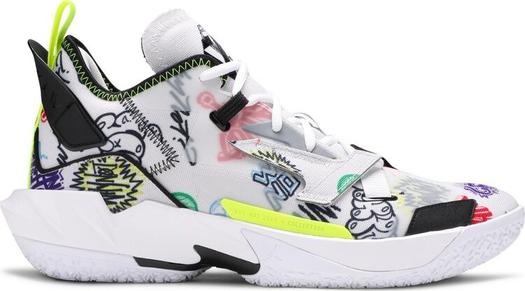 Кроссовки Jordan Why Not Zer0.4 PF Graffiti, белый