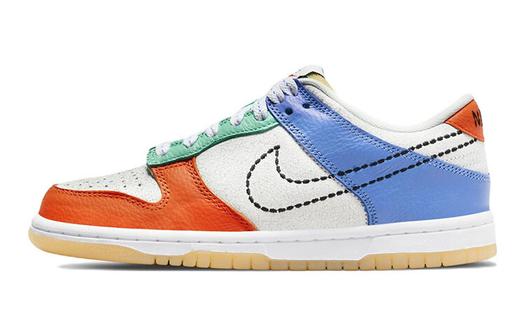 Кроссовки Nike Dunk Low, разноцветный