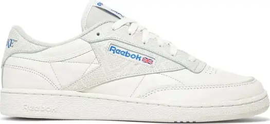 Кроссовки awake ny x club c 85 'white snakeskin' Reebok, пломбир