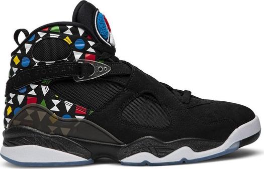 Кроссовки Air Jordan 8 Retro Quai 54, черный