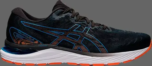 Кроссовки gel cumulus 23 'black reborn blue' Asics, черный