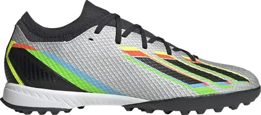 Кроссовки Adidas X Speedportal.3 TF 'Silver Metallic Black', серебряный