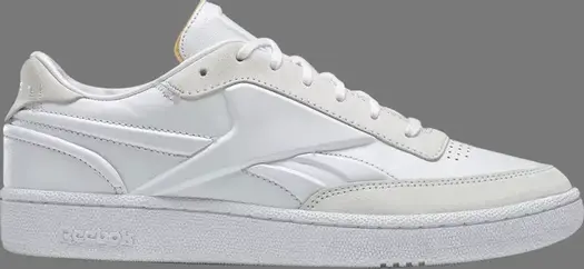 Кроссовки victoria beckham x club c 'footwear white pure grey' Reebok, пломбир