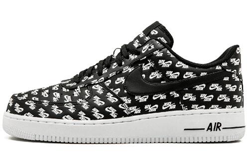 Кроссовки Nike Air Force 1 Low All Over Logo Black