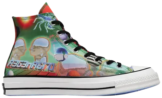 Кроссовки Converse Chuck 70 Outdoor Rave High Psychedelic, зеленый