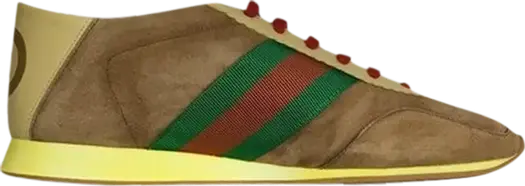 Кроссовки Gucci Rocket Suede Low Brown, коричневый